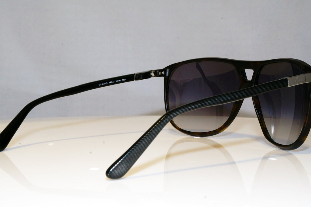 GUCCI Mens Designer Sunglasses Black Aviator GG 1640 TRDJJ 17265