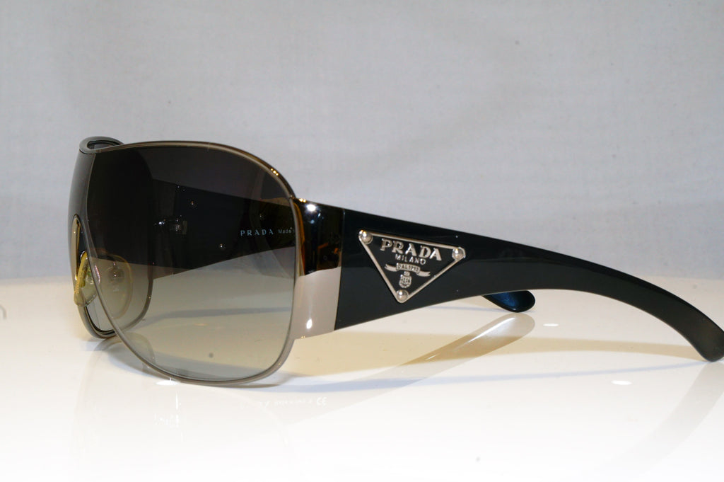 PRADA Mens Designer Sunglasses Black Shield SPR 57L 5AV-3M1 17279