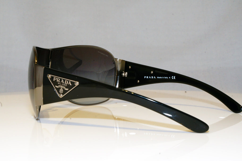 PRADA Mens Designer Sunglasses Black Shield SPR 57L 5AV-3M1 17279