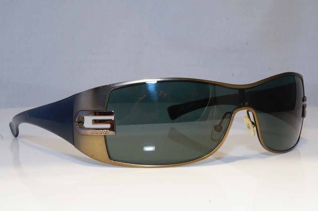 GUCCI Mens Designer Sunglasses Grey Shield GG 1804 PQ8 19462