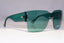 EMPORIO ARMANI Womens Designer Sunglasses Green Shield NEW EA 9894 MH6HJ 20550