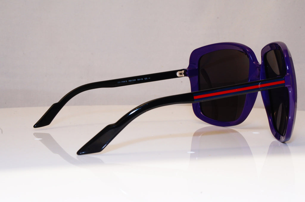 GUCCI Womens Designer Sunglasses Purple Square GG 3108 HBVXW 16486