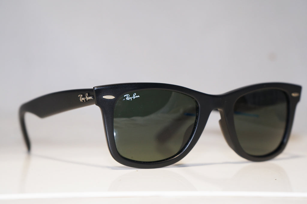 RAY-BAN Mens Designer Sunglasses Black New Wayfarer RB 2140 901 15534