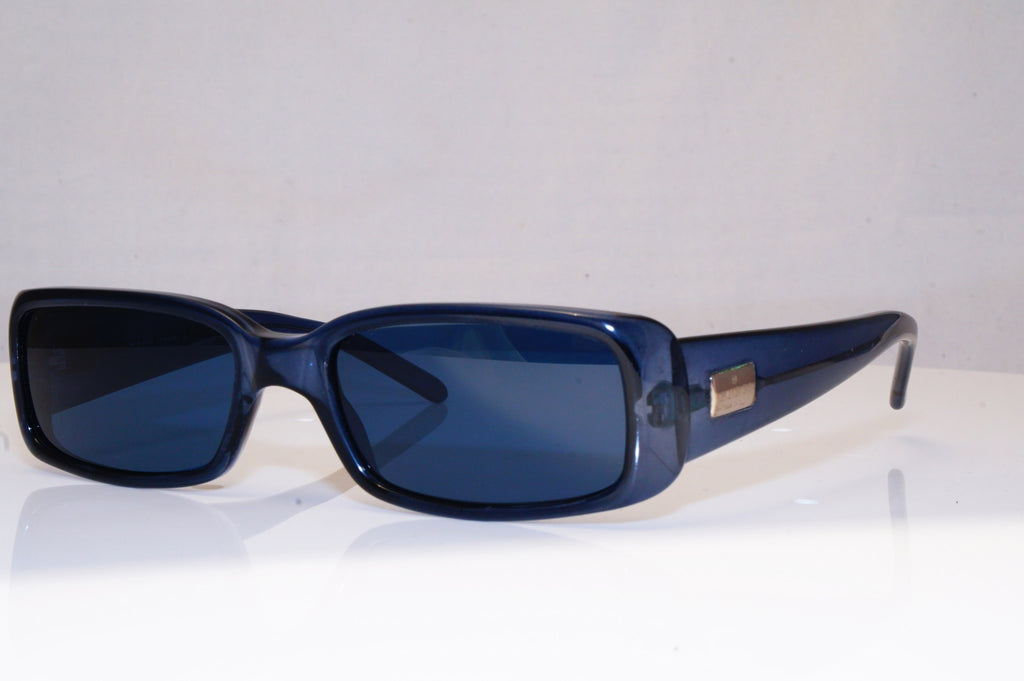 GUCCI Womens Vintage 1990 Designer Sunglasses Blue Rectangle GG 2450 K04 16759