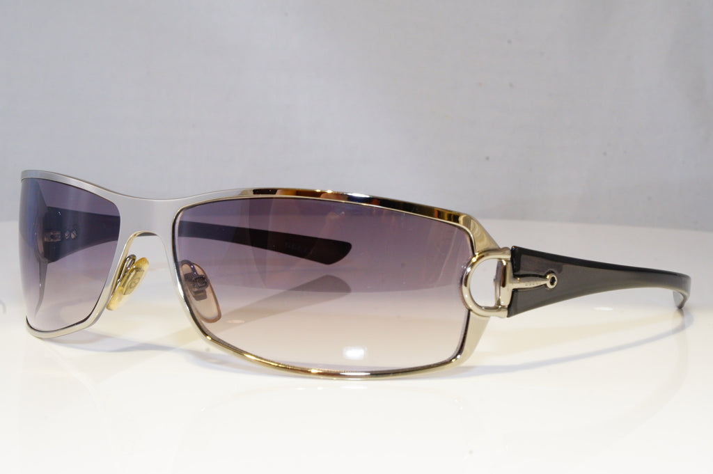 GUCCI Womens Designer Sunglasses Silver Rectangle GG 2739 BKTZR 20657