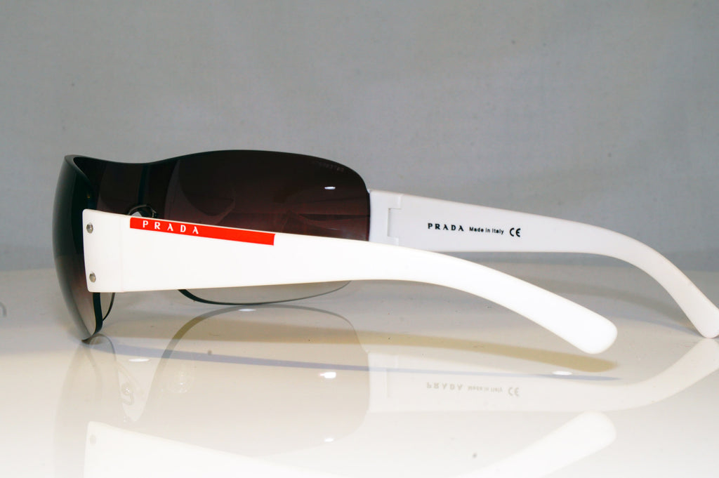 PRADA Mens Designer Sunglasses White Shield SPS 07F ZVG-4V1 17284