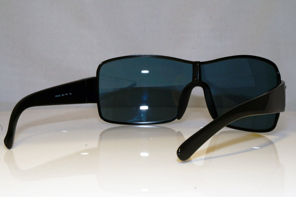 PRADA Mens Designer Sunglasses Black Shield SPS 50E 1BO-7W1 17234