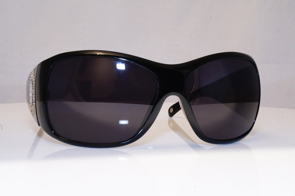 VERSACE Womens Diamante Oversized Designer Sunglasses Black 4133-B GB1/11 17664