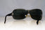 GIORGIO ARMANI Womens Designer Sunglasses Black Shield GA 427 SIC95 17231