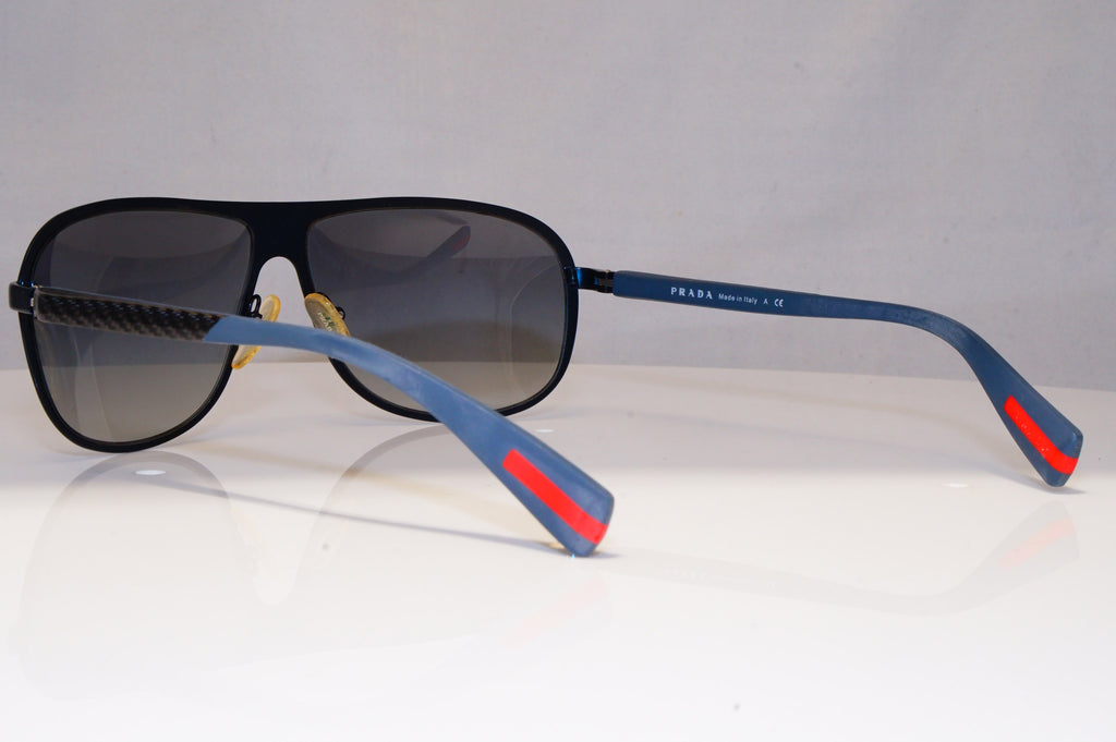 PRADA Mens Designer Sunglasses Blue Pilot CARBON FIBRE SPS 560 PDE-3M1 17888