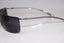 GUCCI 1990 Vintage Mens Designer Sunglasses Silver Shield GG 1719 6LBKN 15977