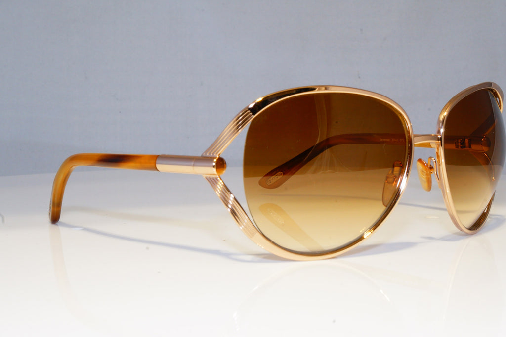 TOM FORD Womens Designer Sunglasses Gold Butterfly Savannah TF41 772 19540