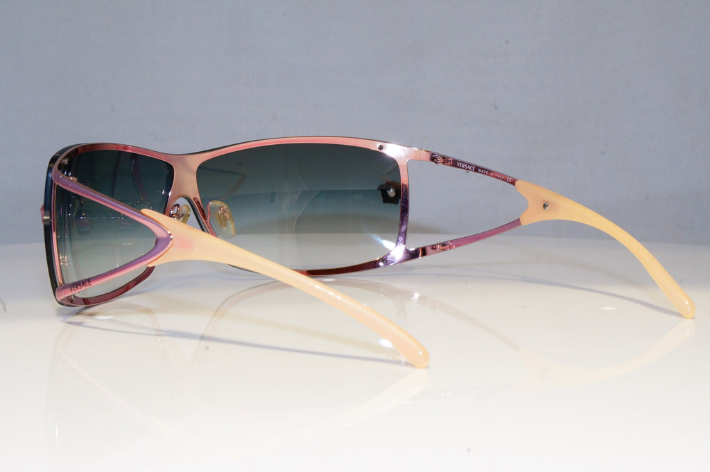 VERSACE Womens Designer Sunglasses Pink Shield 2048 1115/8G 19529