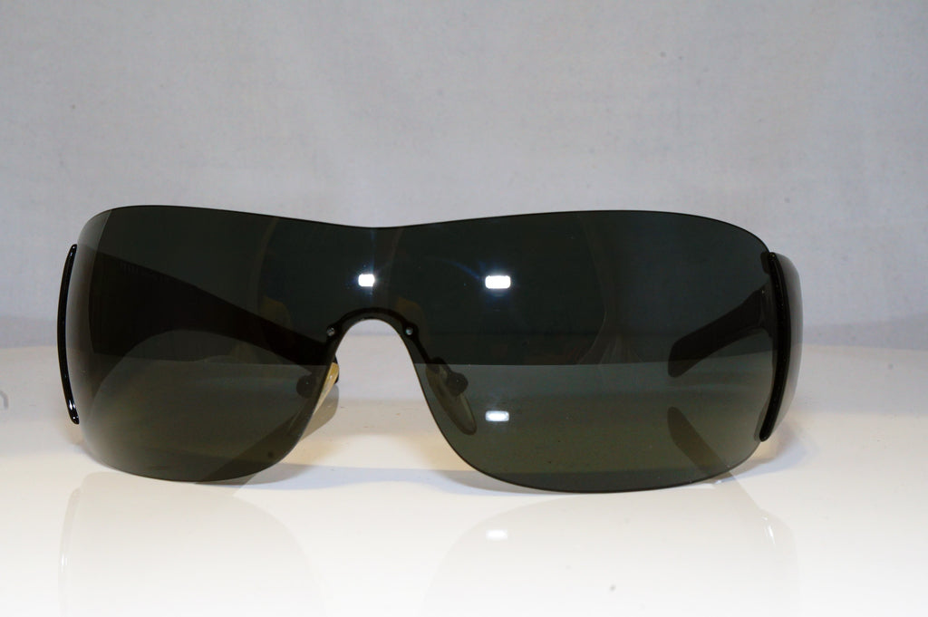 PRADA Mens Designer Sunglasses Black Shield SPS 07H 1AB-1A1 17214 ...