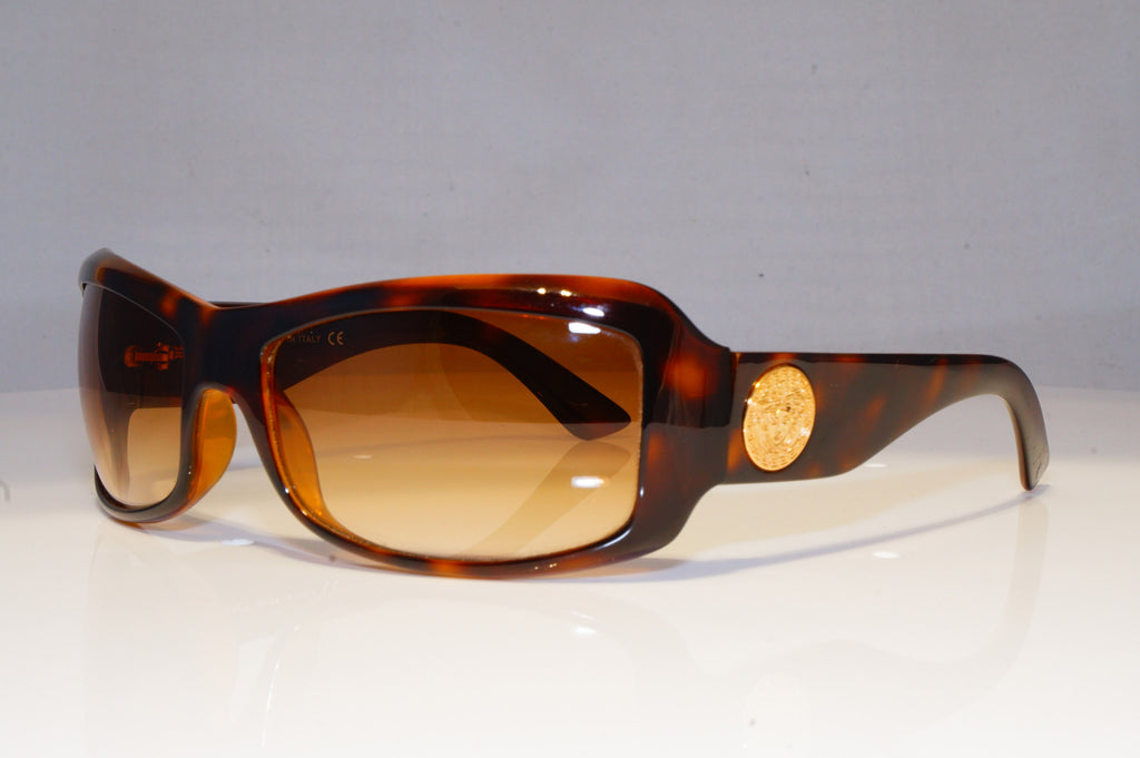 VERSACE Womens Designer Sunglasses Brown Rectangle 4093 461/13 19527