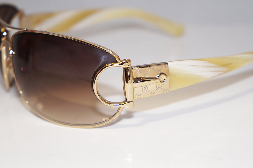 GUCCI Womens Designer Sunglasses Gold Wrap GG 2760 HWVIS 16074