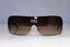 VERSACE Mens Womens Designer Sunglasses Brown Shield 2091-B 1000/13 19427