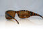 GUCCI Mens Vintage 1990 Designer Sunglasses Brown Wrap GG 1430 872 17262