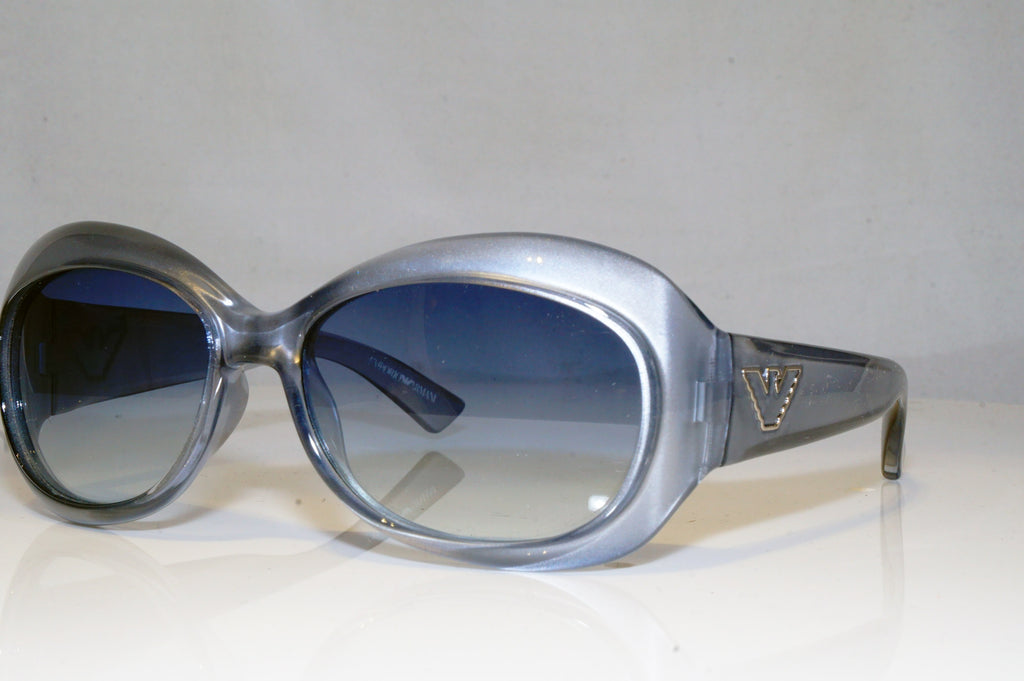 EMPORIO ARMANI Womens Designer Sunglasses Grey Oval 9456 QKZKX 17307