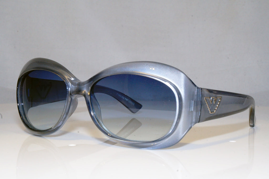 EMPORIO ARMANI Womens Designer Sunglasses Grey Oval 9456 QKZKX 17307