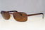 RAY-BAN Mens Designer Sunglasses Brown Clubmaster RB 3016 WO366 16239