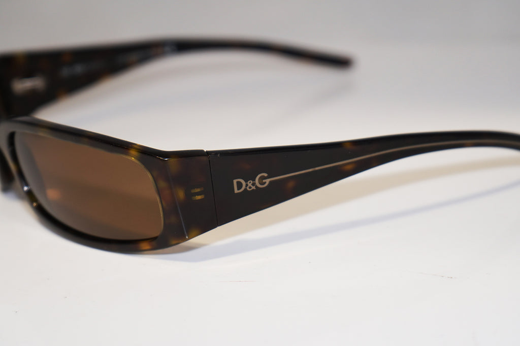 DOLCE & GABBANA Vintage Mens Designer Sunglasses Brown Rectangle D&G 2185 16004