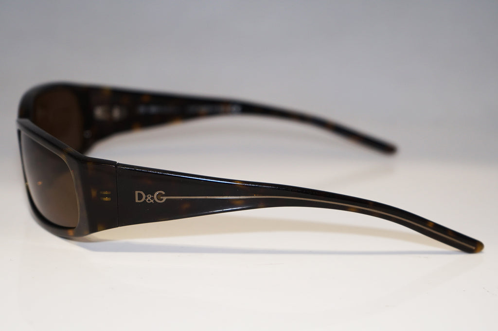 DOLCE & GABBANA Vintage Mens Designer Sunglasses Brown Rectangle D&G 2185 16004