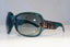 GUCCI Womens Oversized Designer Sunglasses Green Wrap BUCKLE GG 2943 GRN 19603