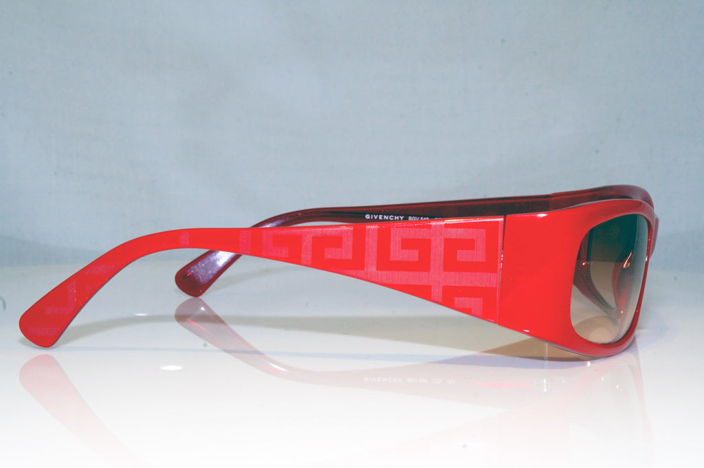 GIVENCHY Womens Designer Sunglasses Red Rectangle SGV 548 COL 1DA 17207