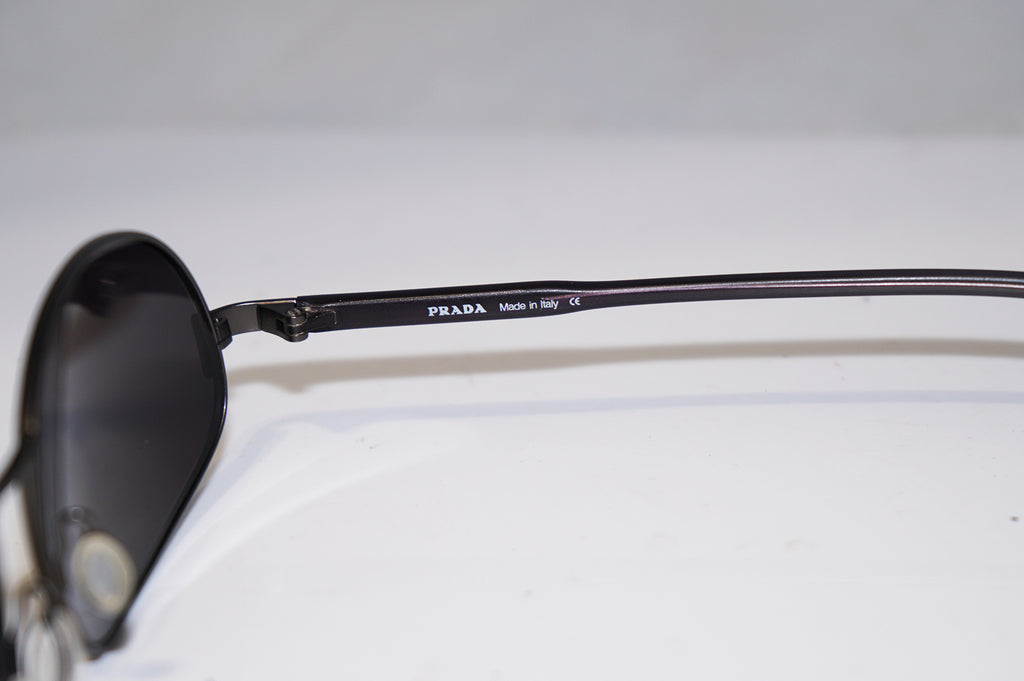 PRADA Vintage Mens Unisex Designer Sunglasses Black Rectangle VPR 61B 16047