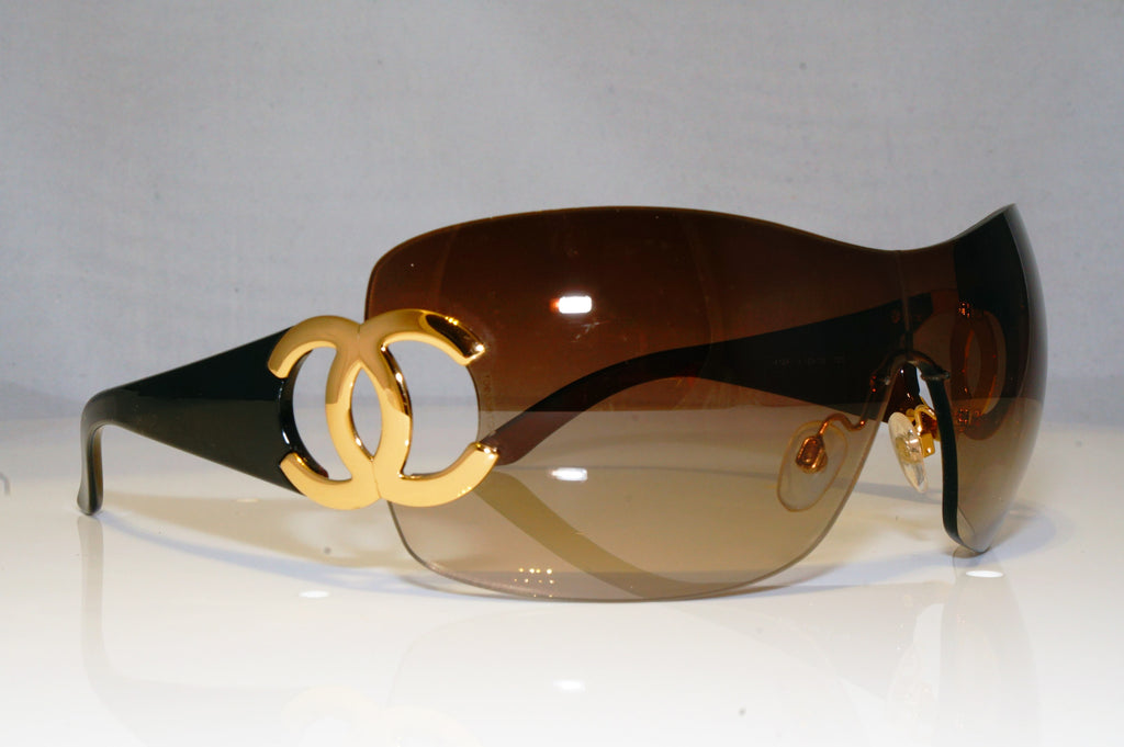 CHANEL Womens Boxed Designer Sunglasses Brown Shield 4124 125/13 16649