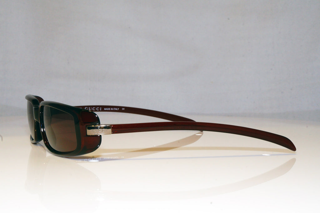 GUCCI Womens Vintage 1990 Designer Sunglasses Brown Rectangle GG 1188 1NG 16546