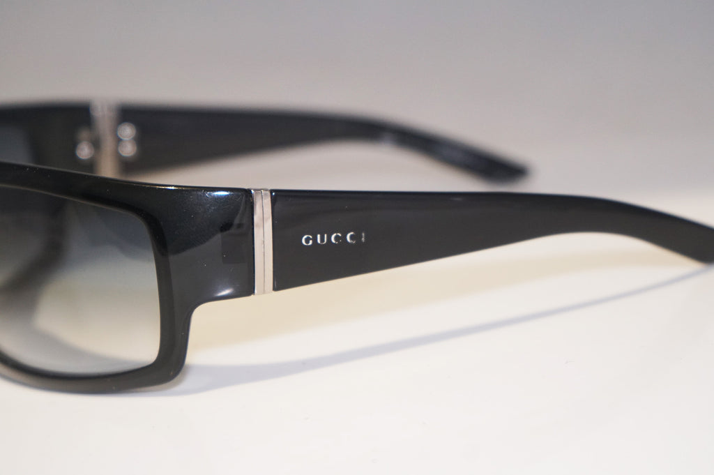 GUCCI Vintage Mens Designer Sunglasses Black Wrap GG 1434 ANQ 14768