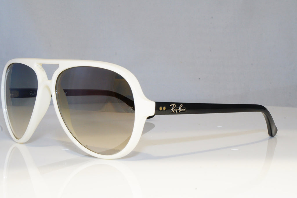 RAY-BAN Mens Boxed Designer Sunglasses White Pilot RB 4125 722/32 19604