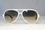 RAY-BAN Mens Boxed Designer Sunglasses White Pilot RB 4125 722/32 19604