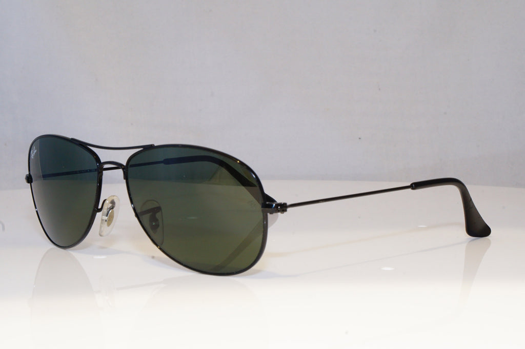 RAY-BAN Mens Designer Sunglasses Black Pilot COCKPIT RB 3362 DD2 19596