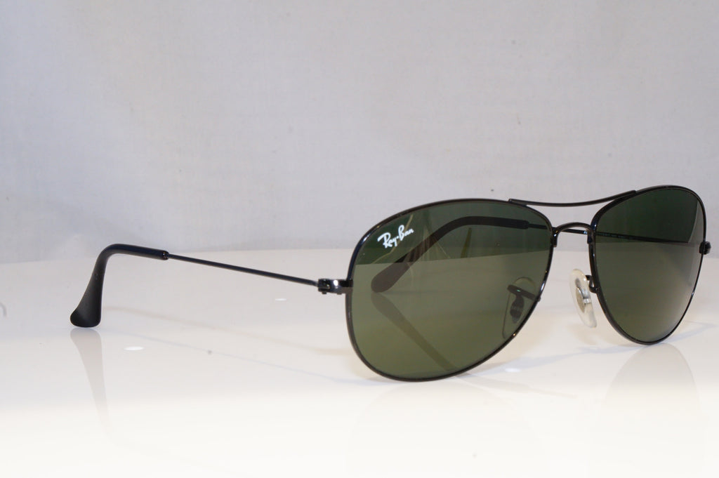 RAY-BAN Mens Designer Sunglasses Black Pilot COCKPIT RB 3362 DD2 19596