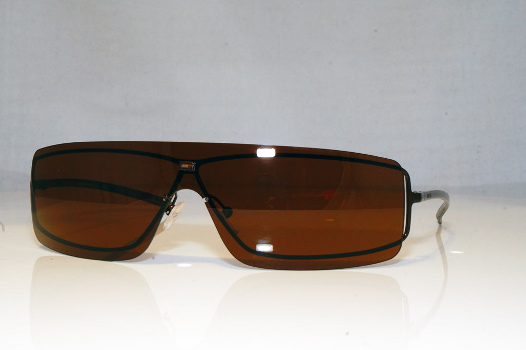 GUCCI Mens Unisex Designer Sunglasses Brown Shield GG 1710 3H7 16656