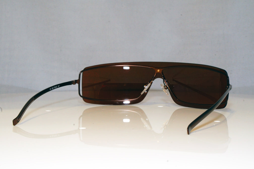 GUCCI Mens Unisex Designer Sunglasses Brown Shield GG 1710 3H7 16656