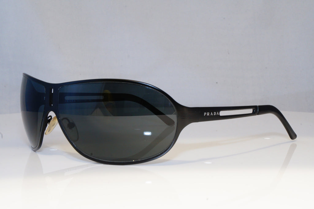 PRADA Mens Designer Sunglasses Black Pilot EDGE DEFECT SPR 51H 1BO-1A1 19591