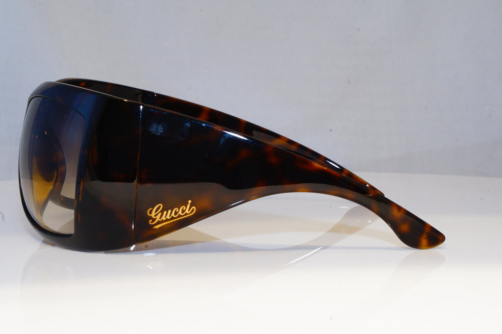 GUCCI Womens Boxed Oversized Designer Sunglasses Brown Wrap GG 2961 V08DB 19639