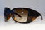 VERSACE Womens Diamante Designer Sunglasses Brown Wrap 2010-B 1000/6U 19638