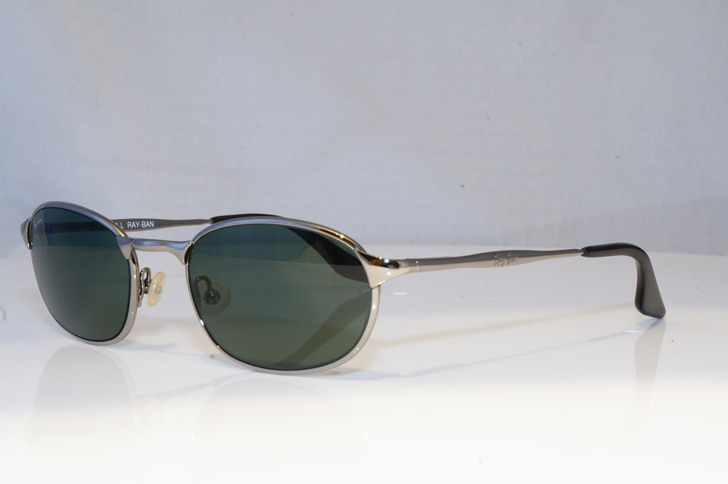 RAY-BAN Mens Boxed Vintage Designer Sunglasses Silver Rectangle W2841 SLV 19602