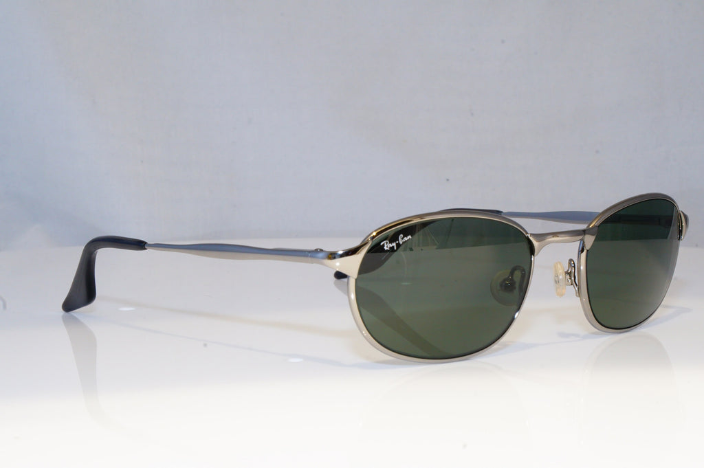 RAY-BAN Mens Boxed Vintage Designer Sunglasses Silver Rectangle W2841 SLV 19602