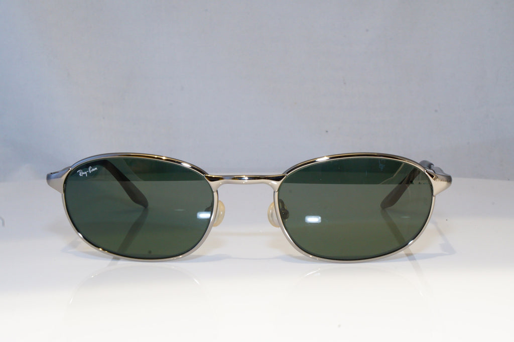 RAY-BAN Mens Boxed Vintage Designer Sunglasses Silver Rectangle W2841 SLV 19602