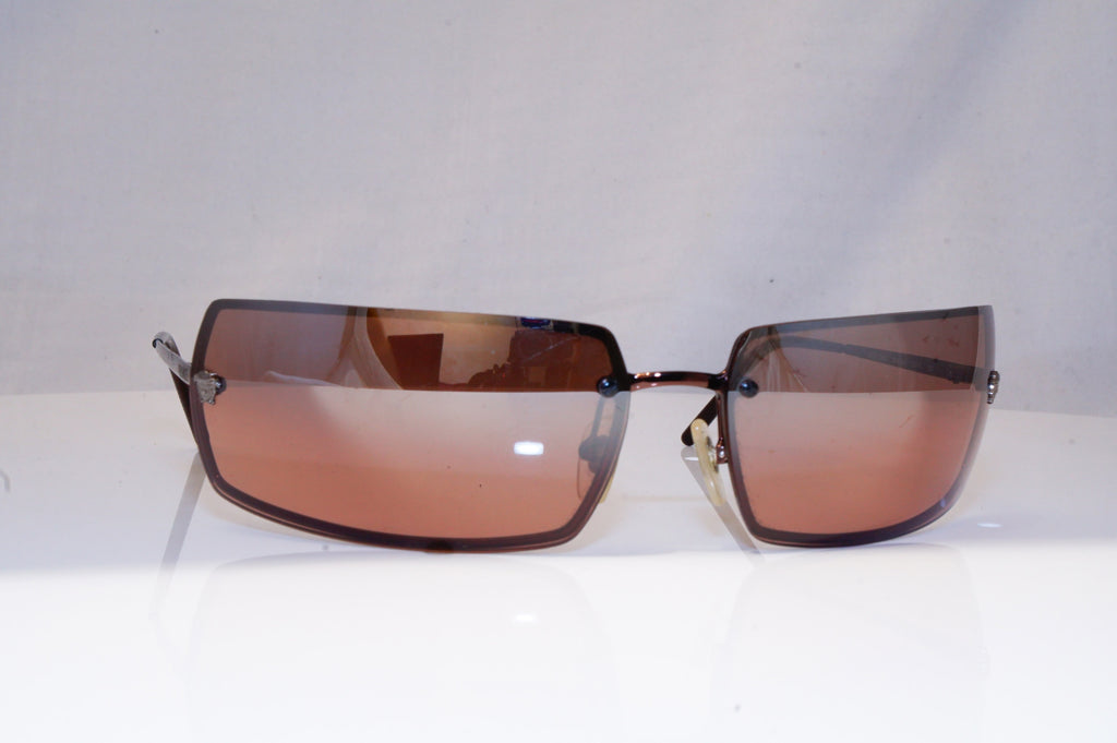 VERSACE Mens Womens Unisex Designer Sunglasses Brown Wrap 2003 1006/6U 18568