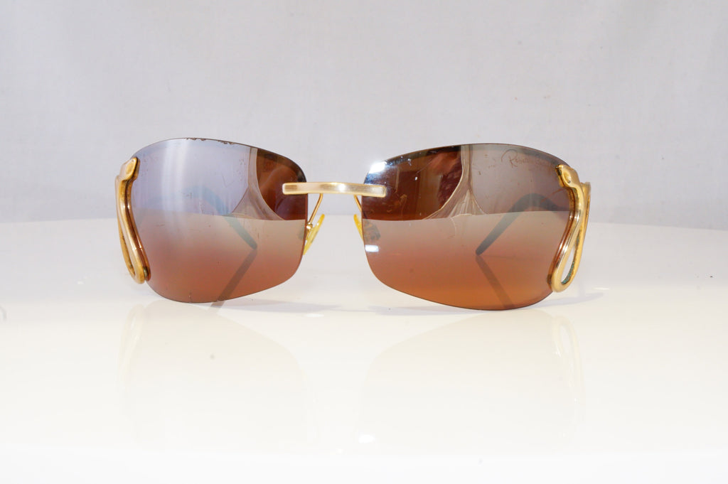 ROBERTO CAVALLI Womens Mirror Designer Sunglasses Gold SNAKE EGEO 99S 184 18596