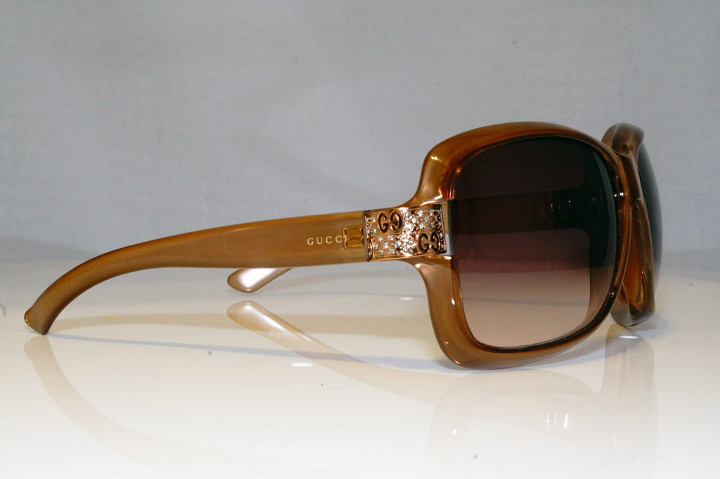 GUCCI Womens Diamante Designer Sunglasses Brown Butterfly GG 2985 OVKS2 16545