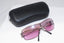 CHANEL Womens Designer Crystal Sunglasses Pink Shield 4072 C.231/7A 14911