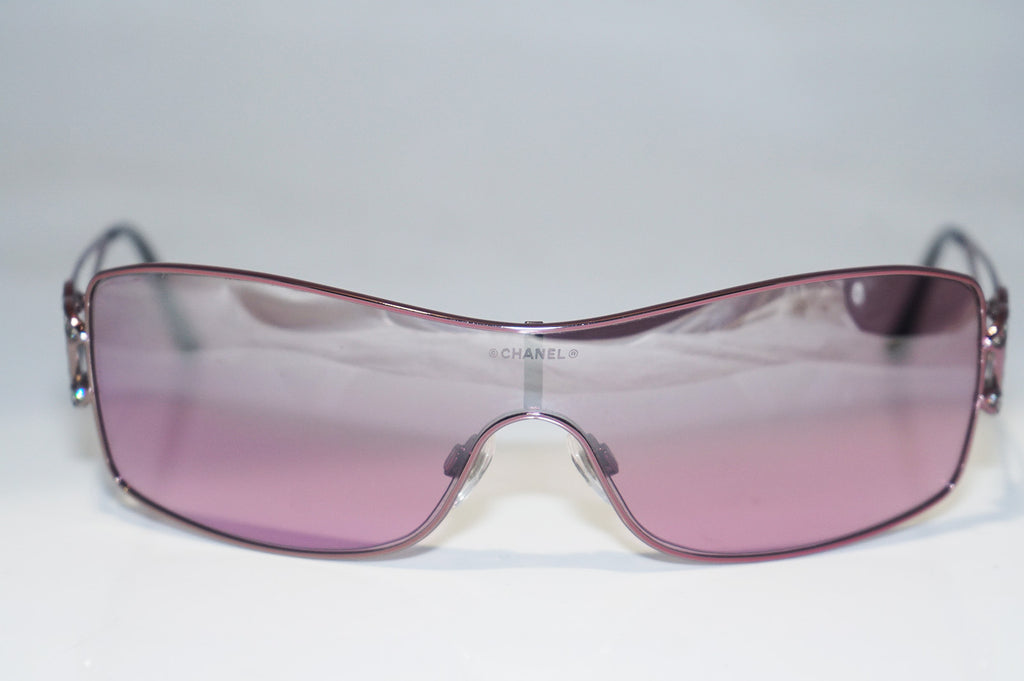 CHANEL Womens Designer Crystal Sunglasses Pink Shield 4072 C.231/7A 14911